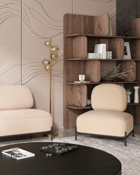 Кресло Стоун vd-stone-cl-bone