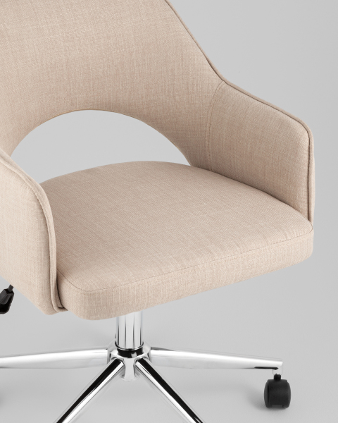 Кресло офисное Кларк CLARKSON LINEN BEIGE
