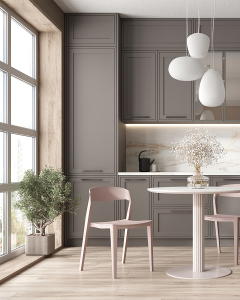 Стул пластиковый Moris SL-7089 cream 90574