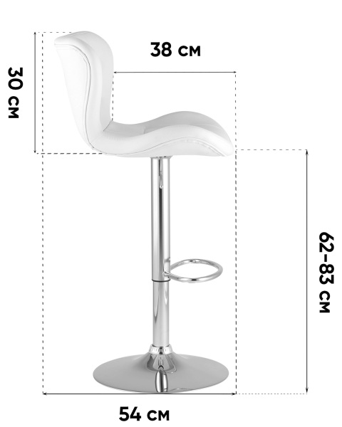 Комплект стульев Stool Group PORSCHE-NP-BLK BREGO#16 X2