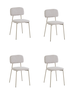 Комплект стульев Stool Group 3277-ST-4 CD2302-24 grey gr.l X4