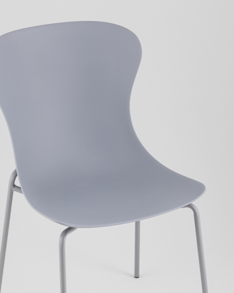 Стул пластиковый Shaya D-025A grey