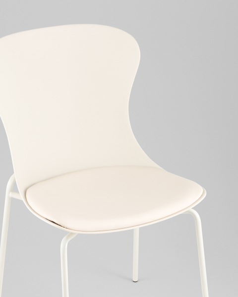 Стул пластиковый Shaya D-025ACC white