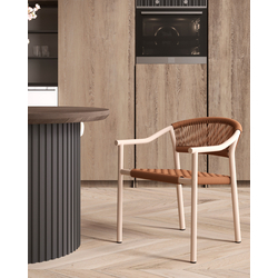 Обеденный стул Stool Group AD642156-2 br+offwh