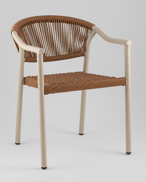 Обеденный стул Stool Group AD642156-2 br+offwh