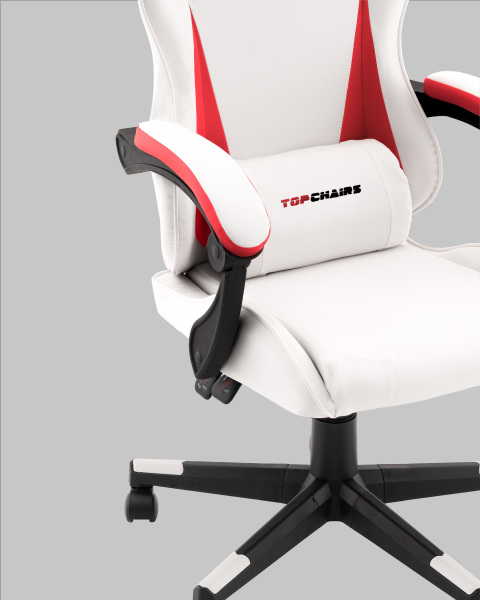 Компьютерное кресло Stool Group GF-8080 white+red