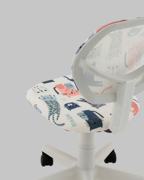 Компьютерное кресло ЛОЛО 5256D-W Cats
