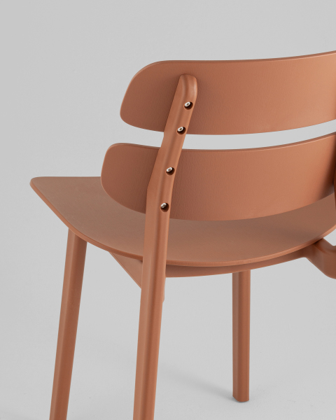 Стул пластиковый Stool Group D-031 brown 60535 NP