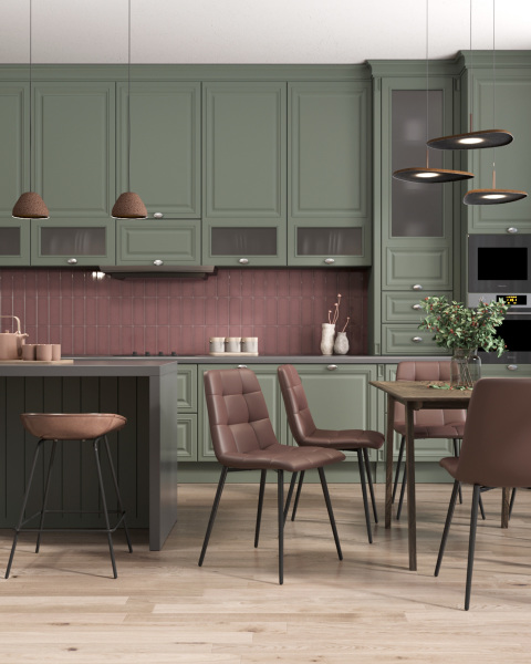 Полубарный стул Stool Group AV 461-Pch-9005(PP)