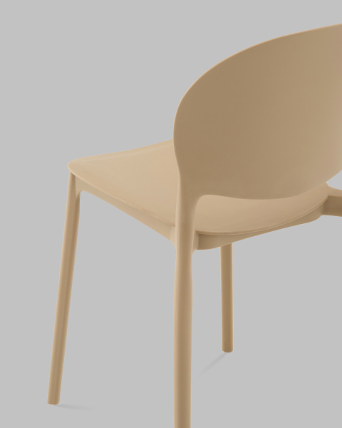 Стул пластиковый Briny 8058 beige 66016