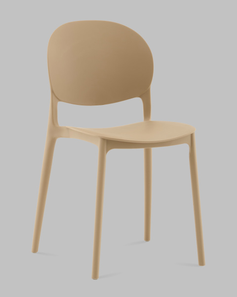 Стул пластиковый Briny 8058 beige 66016