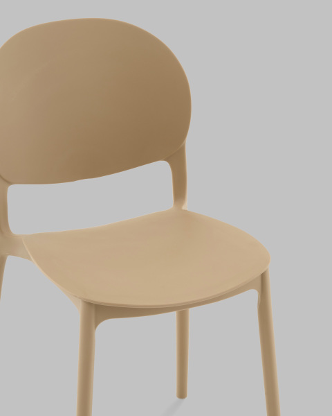 Стул пластиковый Briny 8058 beige 66016