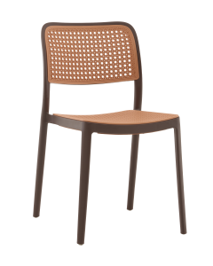 Стул пластиковый Yona PP-296 brown 36025