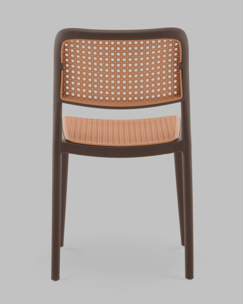 Стул пластиковый Yona PP-296 brown 36025
