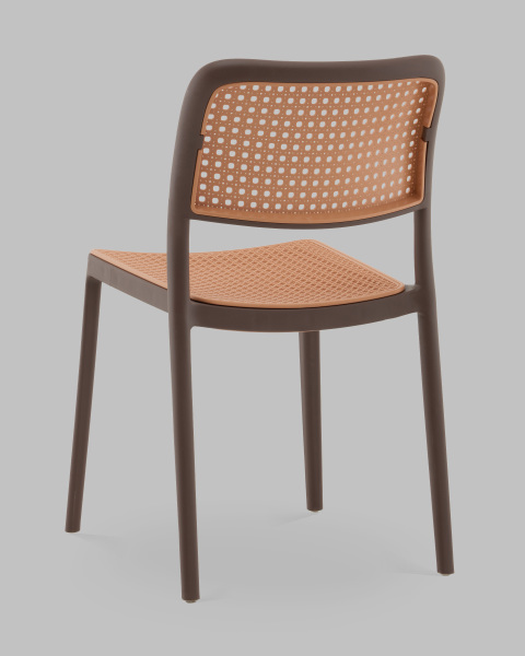 Стул пластиковый Yona PP-296 brown 36025