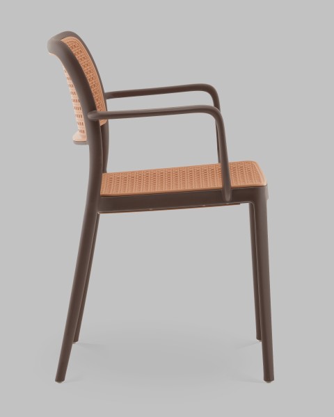 Стул пластиковый Yona PP-297 brown 36025