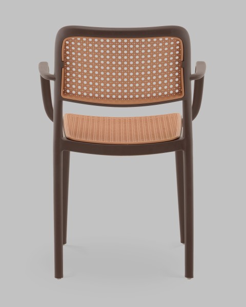 Стул пластиковый Yona PP-297 brown 36025