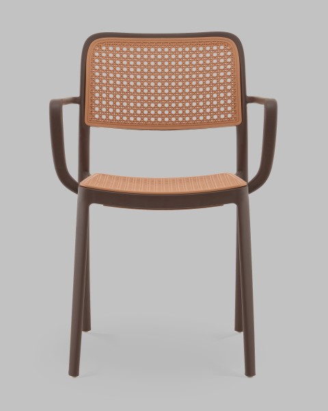 Стул пластиковый Yona PP-297 brown 36025