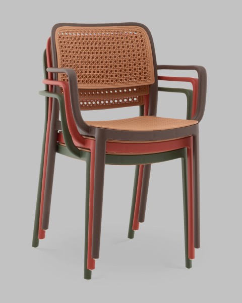 Стул пластиковый Yona PP-297 red 36877