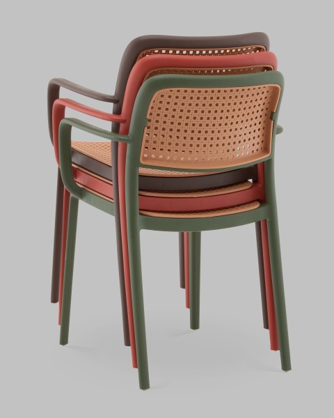 Стул пластиковый Yona PP-297 red 36877