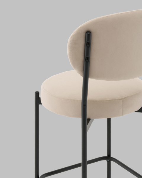Полубарный стул Stool Group AV 477-C05-9005 (PP)