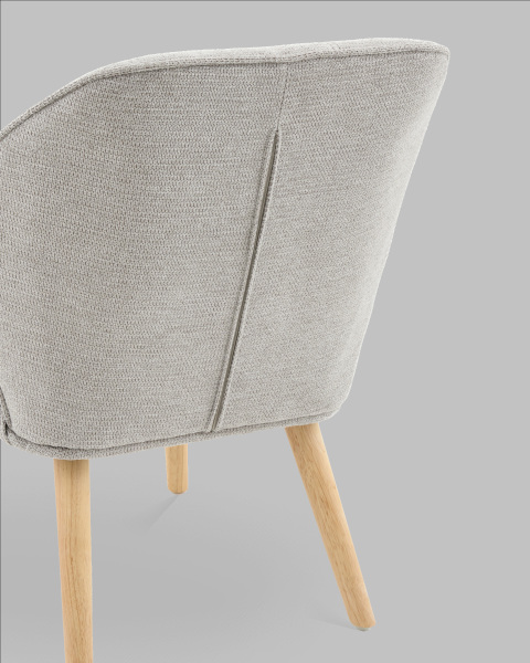 Кресло Вэйл QH-8904K DAG-18(80) light grey