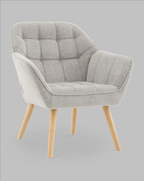 Кресло Вэйл QH-8904K DAG-18(80) light grey