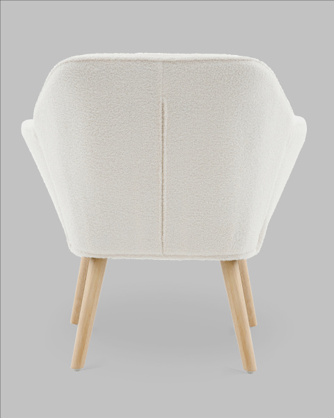 Кресло Вэйл QH-8904K TEDDY 1859-01 white