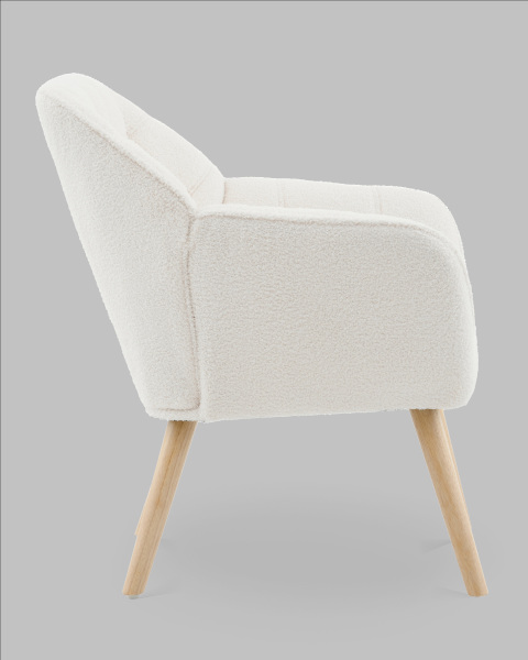 Кресло Вэйл QH-8904K TEDDY 1859-01 white