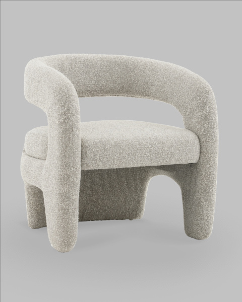 Кресло Bones FDC5014 Monet Silver