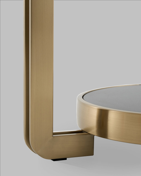 Журнальный стол Калисто EET-316-BRCG white/black