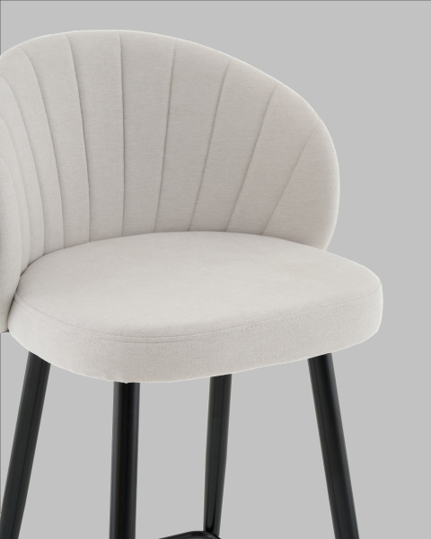 Полубарный стул Stool Group vd-hanningem-pf-silver