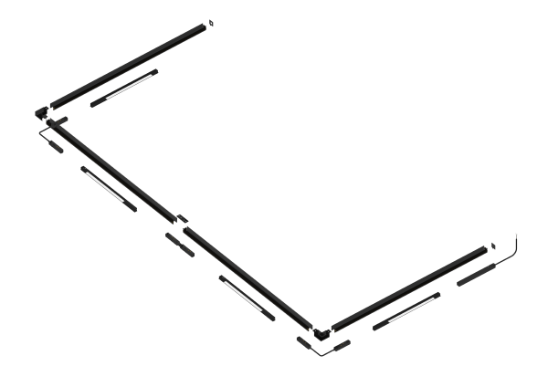 Шинопровод Space easy CLT 0.114 01 L2000 BL