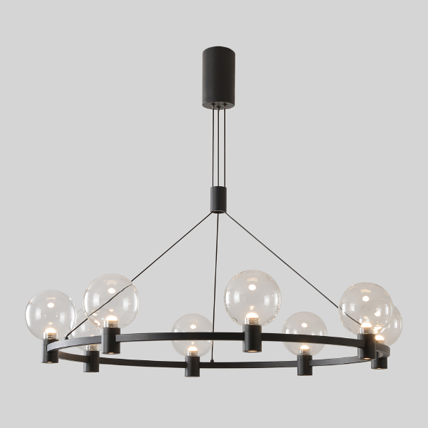 Подвесная люстра Duet DUET SP56W LED BLACK