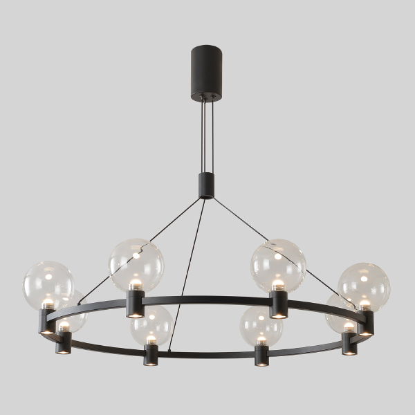 Подвесная люстра Duet DUET SP56W LED BLACK