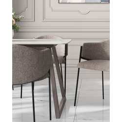 Кухонный стол Stool Group T-122 Snow stone, top gr legs DUAL