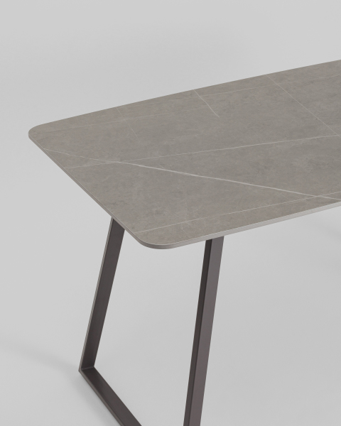 Кухонный стол Stool Group T-122 Armani grey, top gr legs DUAL