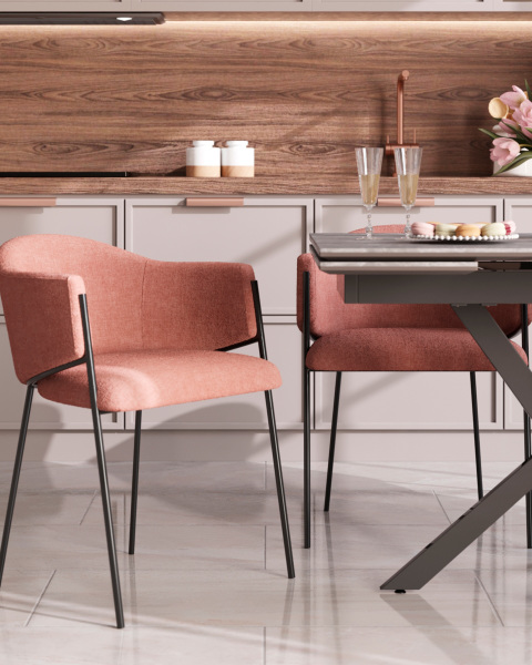 Обеденный стул Carmel DC-3091 2087-5 black legs