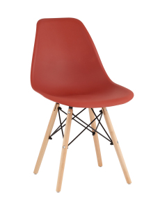 Обеденный стул DSW Y801-V SEAT terracotta DUAL