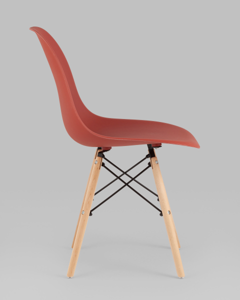 Обеденный стул DSW Y801-V SEAT terracotta DUAL