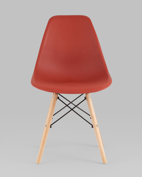Обеденный стул DSW Y801-V SEAT terracotta DUAL