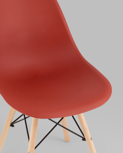 Обеденный стул DSW Y801-V SEAT terracotta DUAL