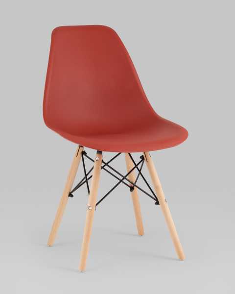 Обеденный стул DSW Y801-V SEAT terracotta DUAL