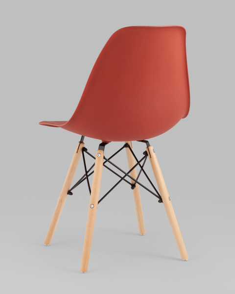 Обеденный стул DSW Y801-V SEAT terracotta DUAL