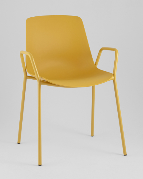 Стул пластиковый Kaira SL-7201F yellow 90208