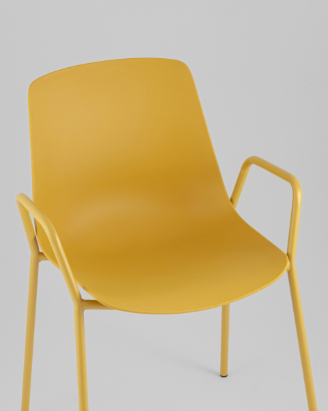 Стул пластиковый Kaira SL-7201F yellow 90208