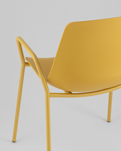 Стул пластиковый Kaira SL-7201F yellow 90208