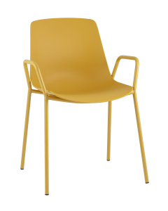 Стул пластиковый Kaira SL-7201F yellow 90208