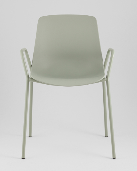 Стул пластиковый Kaira SL-7201F greyish green 90455