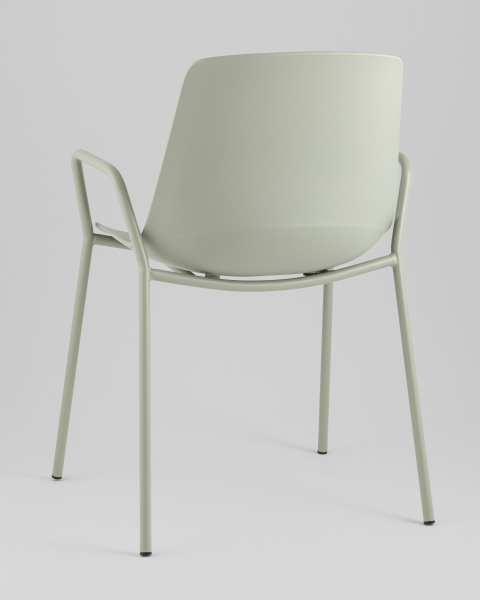 Стул пластиковый Kaira SL-7201F greyish green 90455